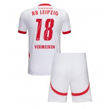 RB Leipzig Arthur Vermeeren #18 Hemmaställ Barn 2024-25 Korta ärmar (+ Korta byxor)